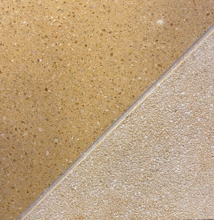 Aggloretta agglomerate terrazzo sample
