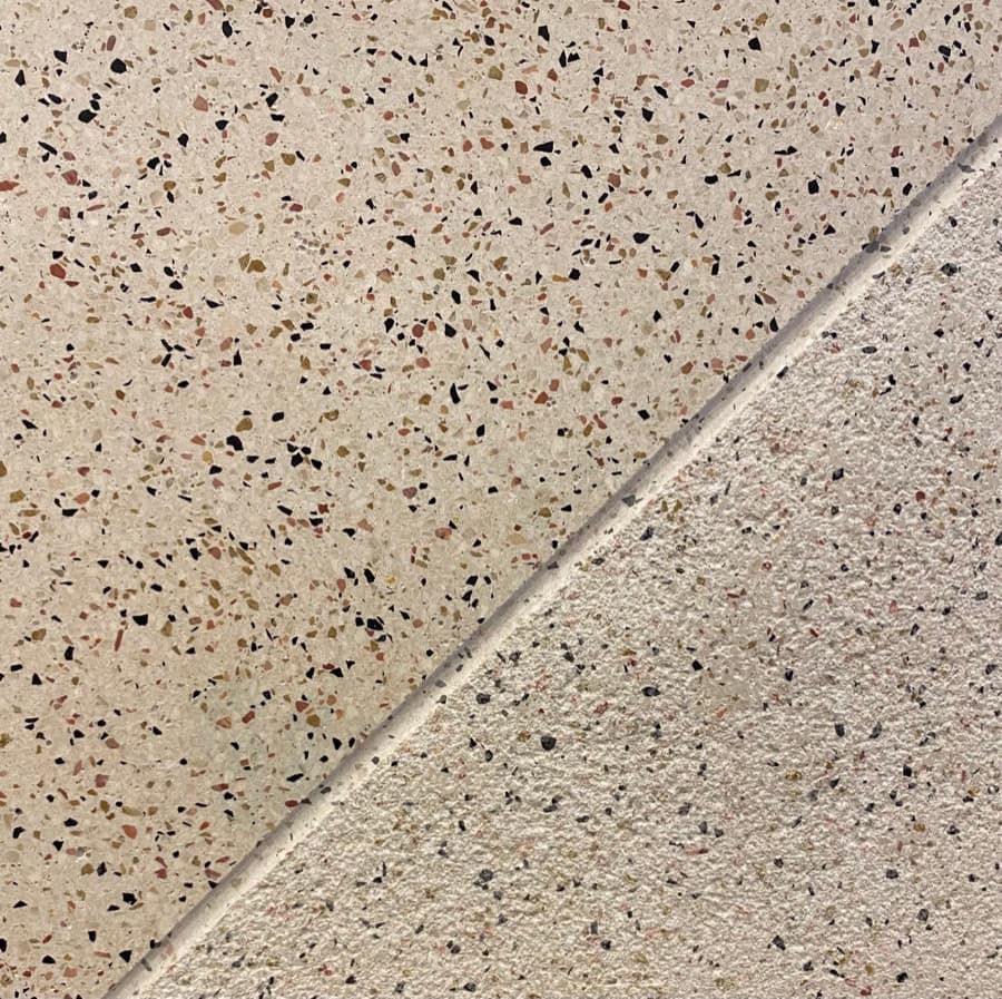 Agglo Capri Fiore agglomerate terrazzo sample