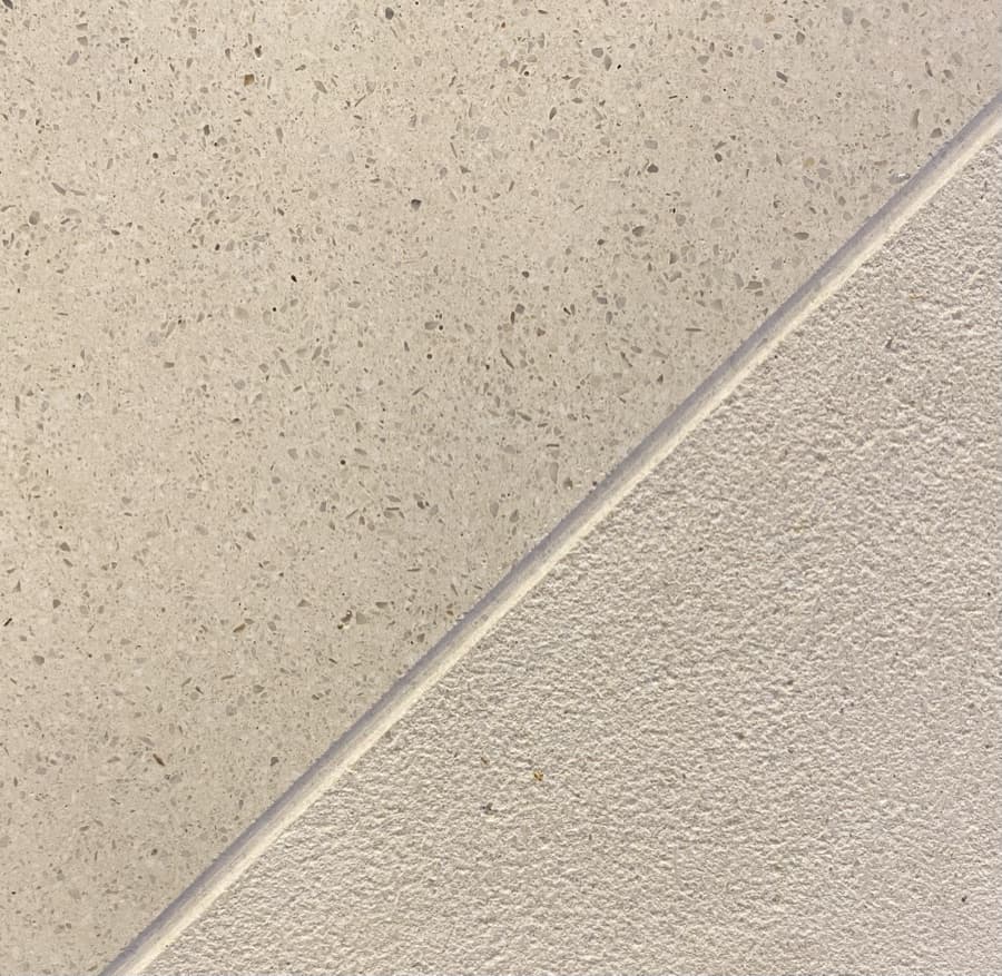 Agglo Carrara agglomerate terrazzo sample