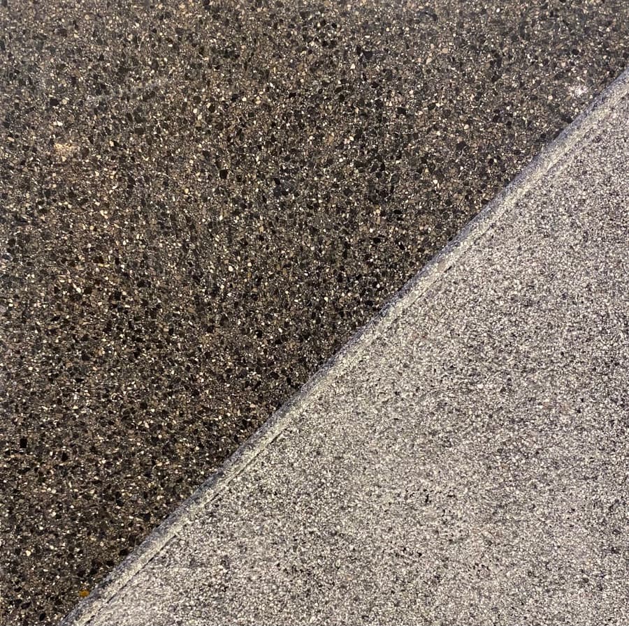 Agglo Sam Dark agglomerate terrazzo sample